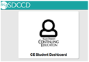Button used to access the student dashboard